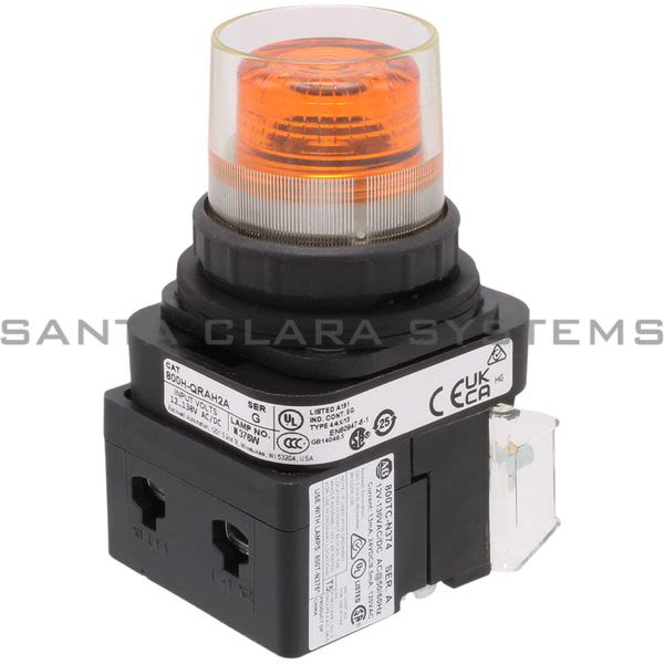 Allen Bradley 800H-QRAH2A Illuminated Pushbutton Product Image