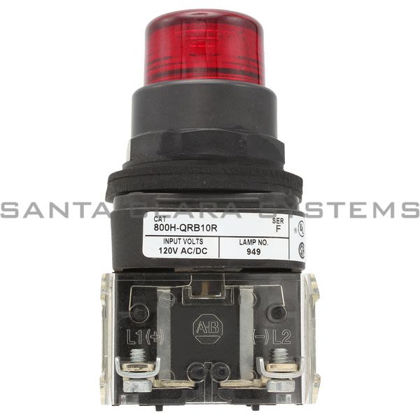 Allen Bradley 800H-QRB10R Pushbutton Product Image