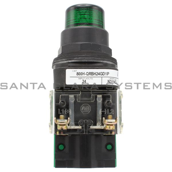 Allen Bradley 800H-QRBH24GD1P Pushbutton Illuminated Product Image