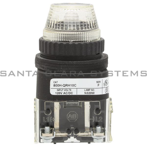 Allen Bradley 800H-QRH10C Pilot Light Product Image