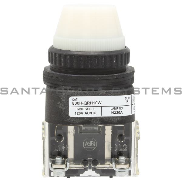 Allen Bradley 800H-QRH10W Pilot Light Product Image