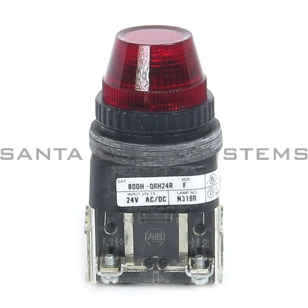 Allen Bradley 800H-QRH24R Pilot Light Product Image