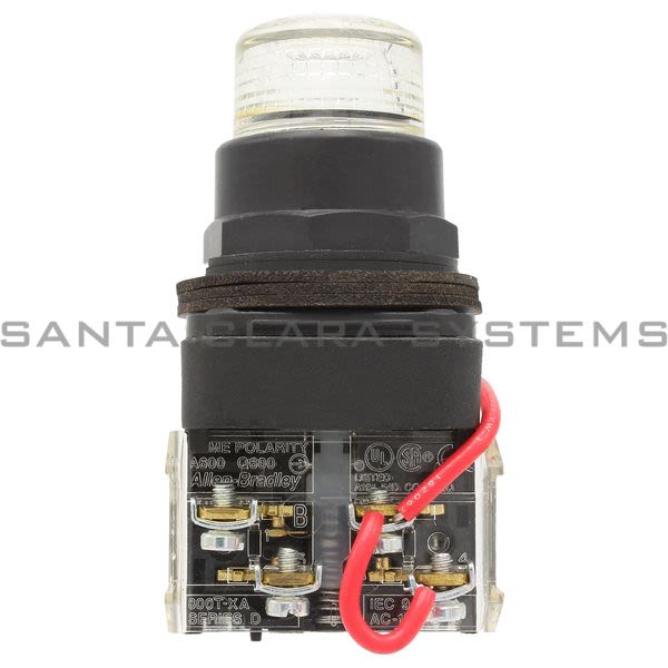 Allen Bradley 800H-QRT10C Pilot Light Product Image