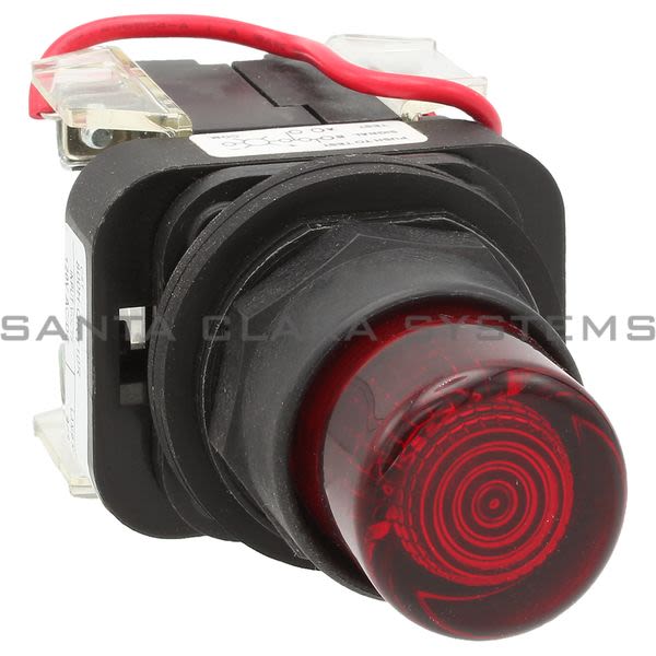 Allen Bradley 800H-QRT10R Pilot Light Product Image