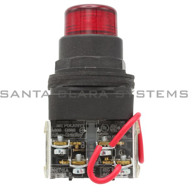 Allen Bradley 800H-QRT10R Pilot Light Product Image