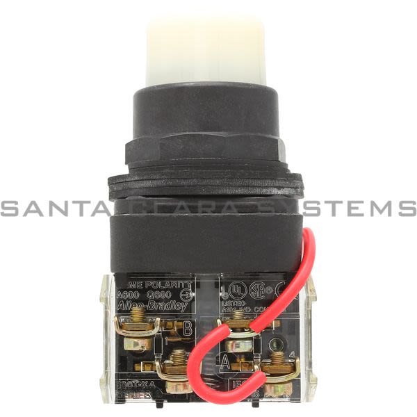 Allen Bradley 800H-QRT10W Pilot Light Product Image