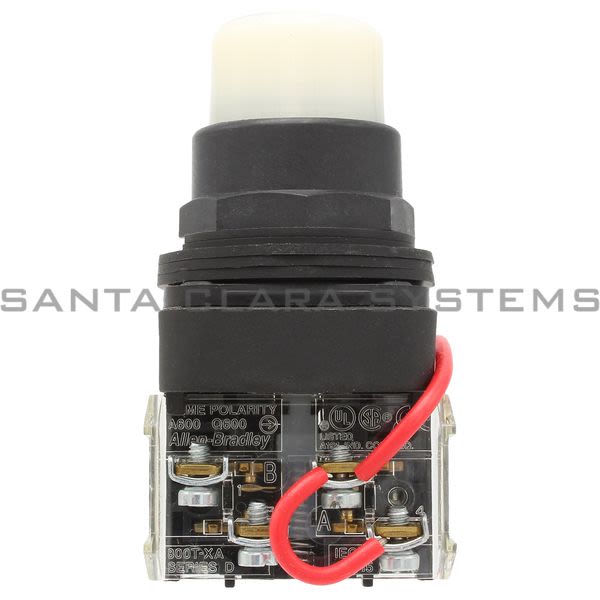 Allen Bradley 800H-QRTH10W Pilot Light Product Image