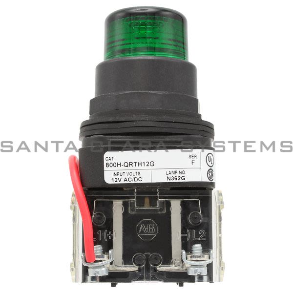 Allen Bradley 800H-QRTH12G Pilot Light Product Image