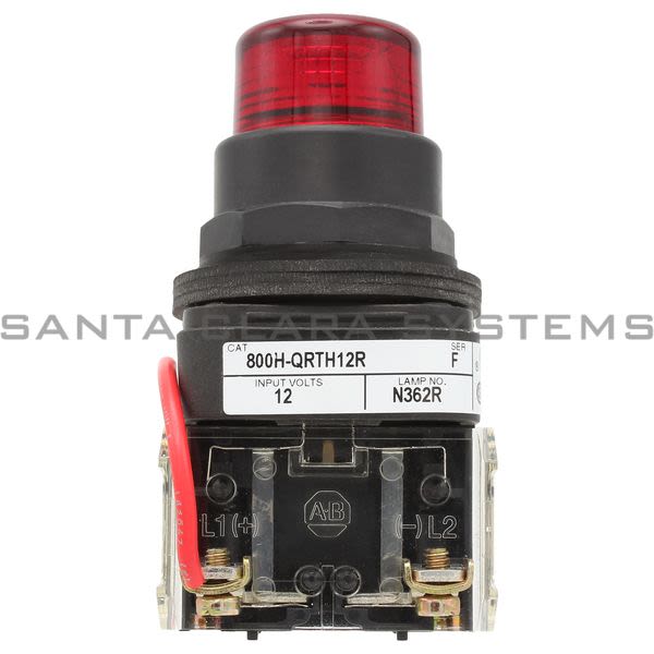 Allen Bradley 800H-QRTH12R Pilot Light Product Image