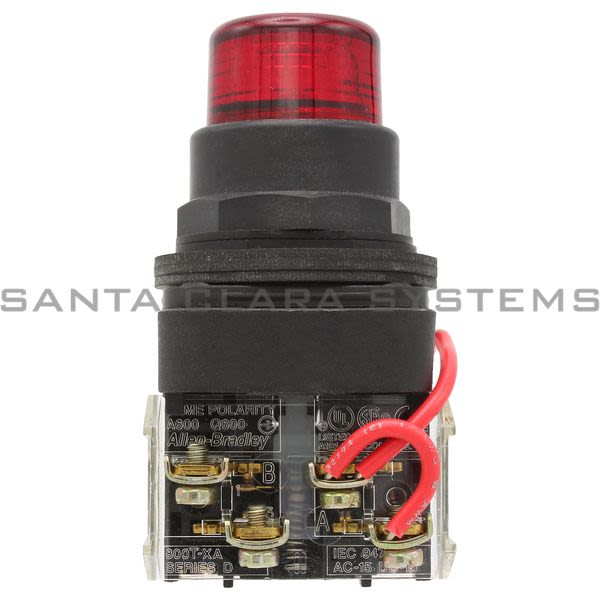 Allen Bradley 800H-QRTH12R Pilot Light Product Image