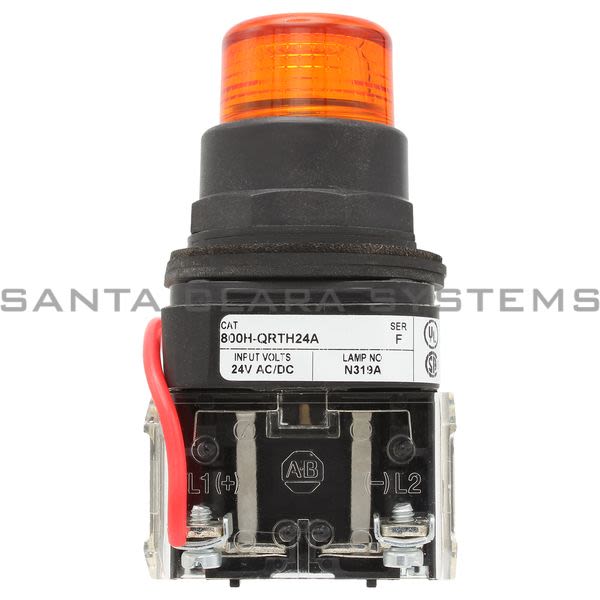 Allen Bradley 800H-QRTH24A Pilot Light Product Image