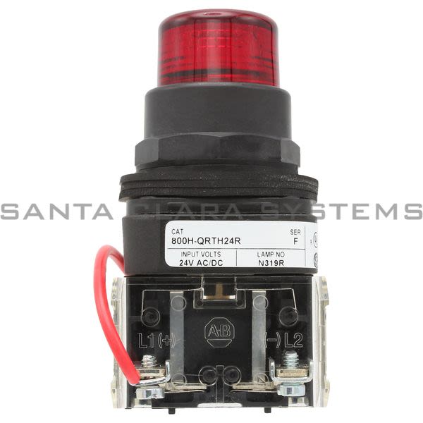 Allen Bradley 800H-QRTH24R Pilot Light Product Image