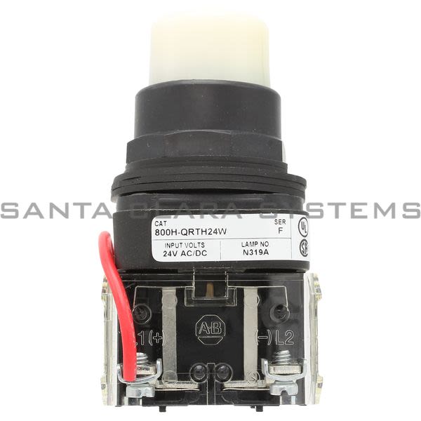Allen Bradley 800H-QRTH24W Pilot Light Product Image