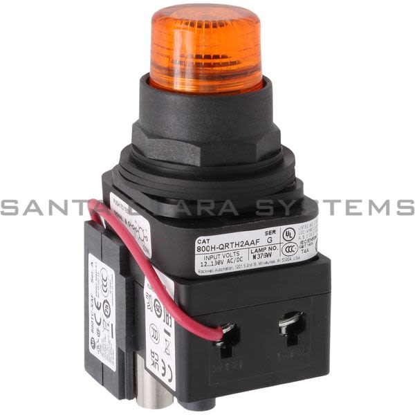 Allen Bradley 800H-QRTH2AAF Pilot Light Product Image