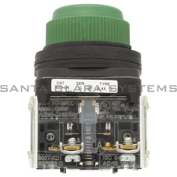 Allen Bradley 800H-R1A2 Pushbutton Product Image