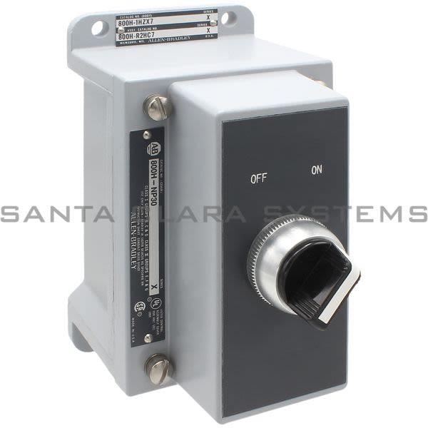 Allen Bradley 800H-R2HC7 Pushbutton Station Assembly Product Image