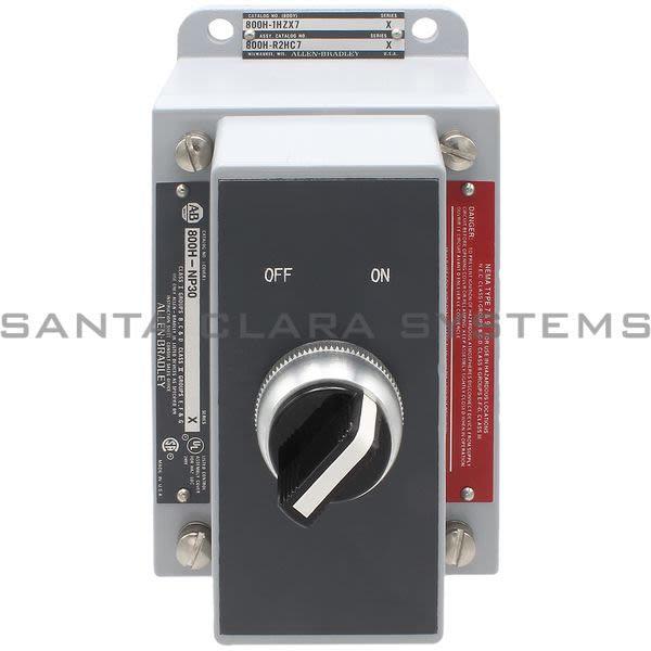 Allen Bradley 800H-R2HC7 Pushbutton Station Assembly Product Image