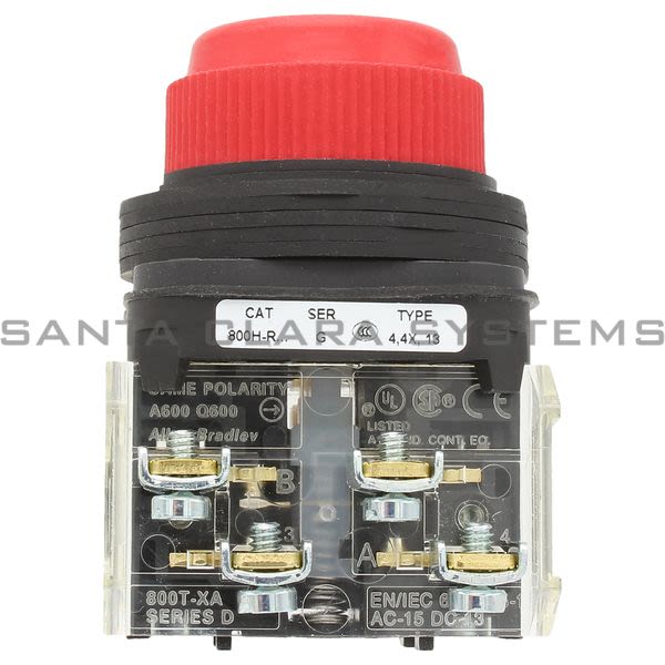 Allen Bradley 800H-R6B Pushbutton Product Image