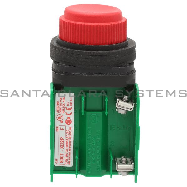 Allen Bradley 800H-R6D2P Pushbutton Product Image