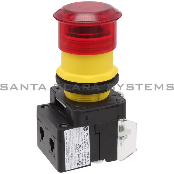 Allen Bradley 800H-TFRXTQH2RA Pushbutton Product Image