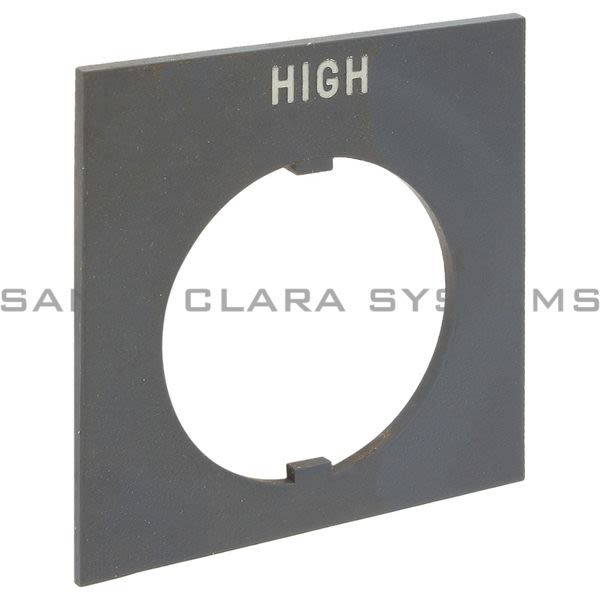 Allen Bradley 800H-W107 Legend Plate | High Product Image