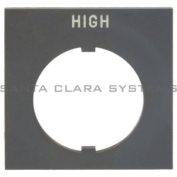 Allen Bradley 800H-W107 Legend Plate | High Product Image