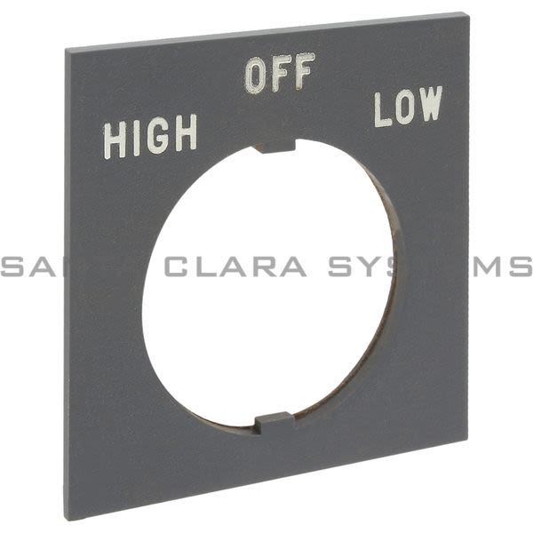 Allen Bradley 800H-W155 Legend Plate | High - Off - Low Product Image