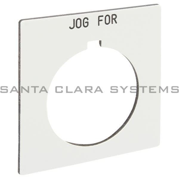 Allen Bradley 800H-W511 Legend Plate Jog-for Product Image