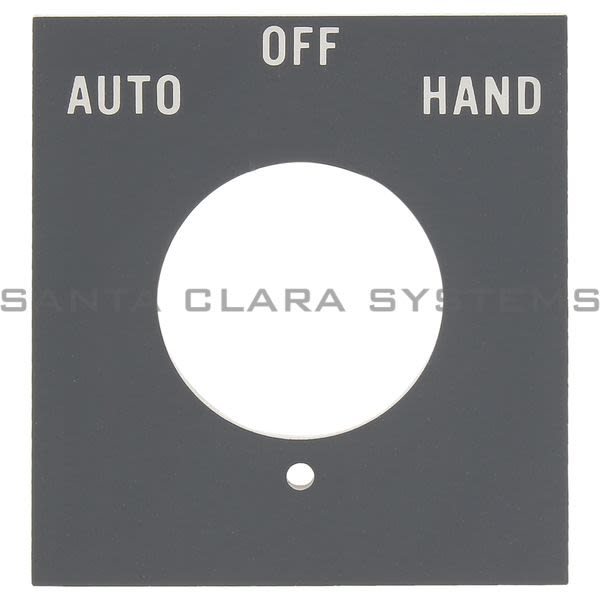 Allen Bradley 800H-Y1 Legend Plate | Auto-Off-Hand Product Image