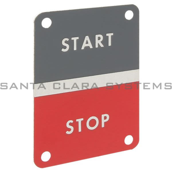 Allen Bradley 800H-Y200 Legend Plate | Start Stop Product Image