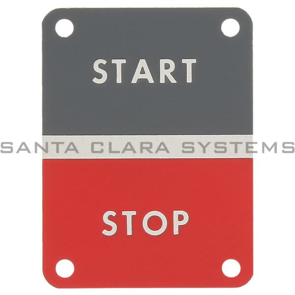 Allen Bradley 800H-Y200 Legend Plate | Start Stop Product Image