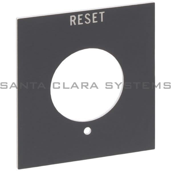 Allen Bradley 800H-Y38 Legend Plate Product Image
