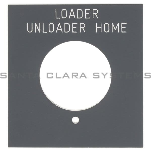 Allen Bradley 800H-Y59E-LOADERUNLOADERHOME Legend Plate | Loader Unloader Home Product Image