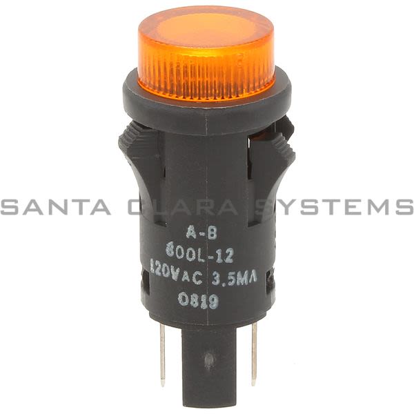 Allen Bradley 800L-12L10AS LED Indicator Light Amber Product Image