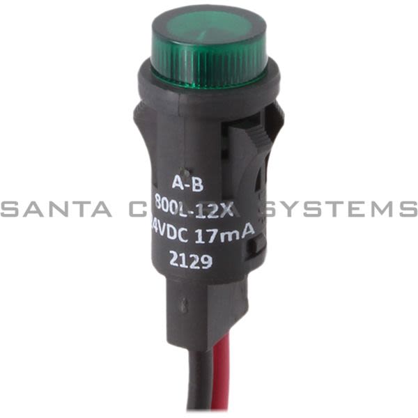 Allen Bradley 800L-12L24G Indicator Light | Green Product Image