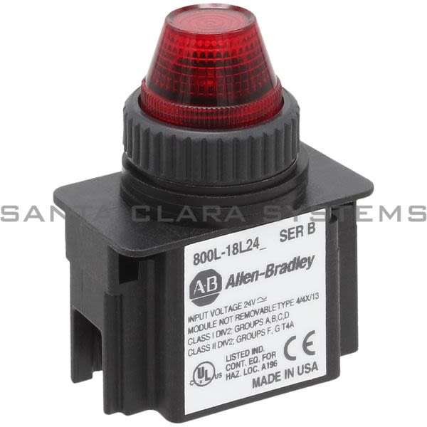 Allen Bradley 800L-18L24R Indicator Light Product Image