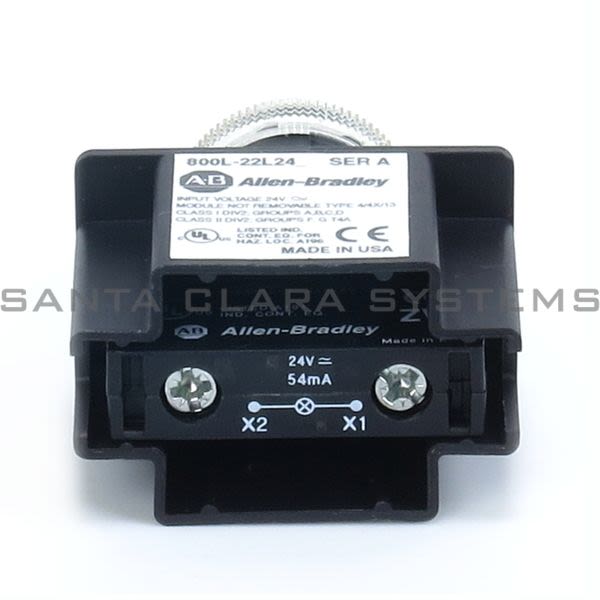 Allen Bradley 800L-22L24C Indicator Light | Clear Product Image