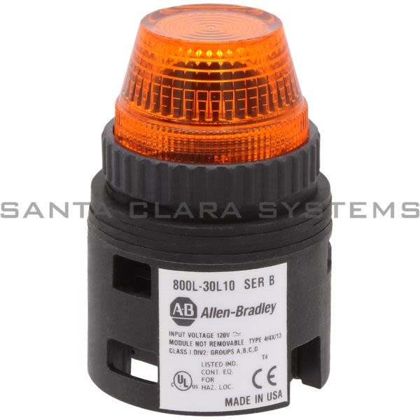 Allen Bradley 800L-30L10A LED Indicator Light Product Image