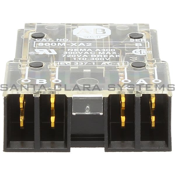Allen Bradley 800M-XA2 Contact Block Product Image