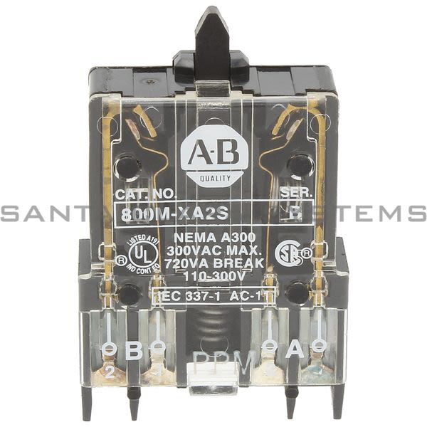 Allen Bradley 800M-XA2S Contact Block Product Image