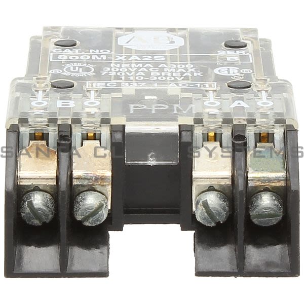 Allen Bradley 800M-XA2S Contact Block Product Image