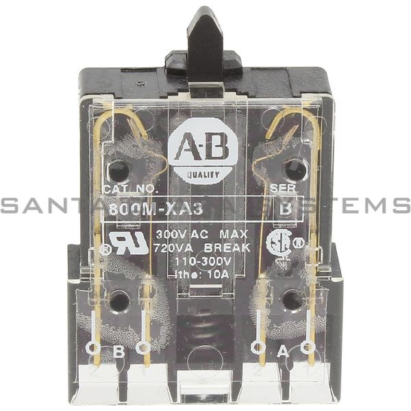 Allen Bradley 800M-XA3 Contact Block Product Image