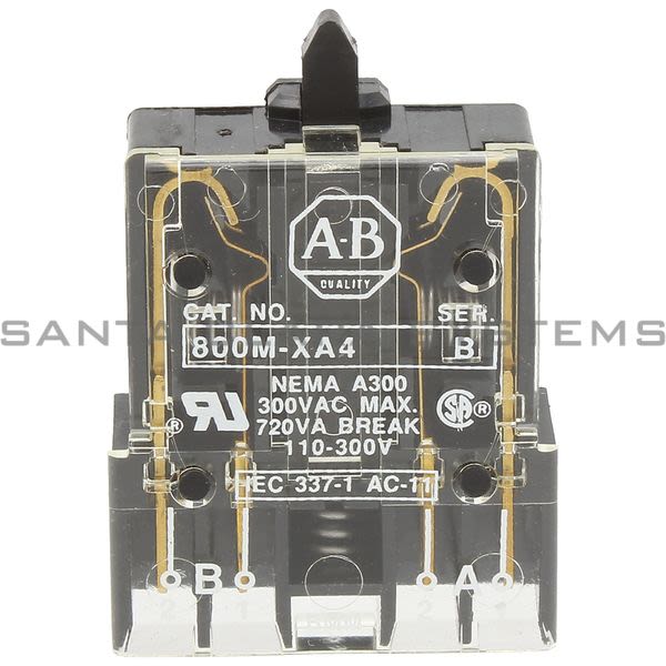 Allen Bradley 800M-XA4 Contact Block Product Image
