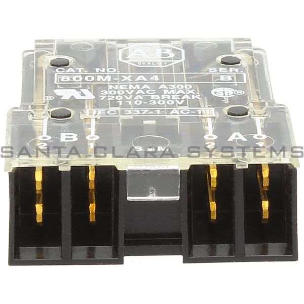 Allen Bradley 800M-XA4 Contact Block Product Image