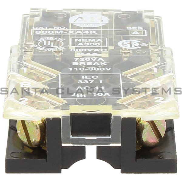 Allen Bradley 800M-XA4K Contact Block Product Image