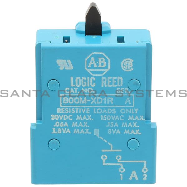 Allen Bradley 800M-XD1R Logic Reed Contact Block Product Image