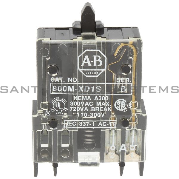 Allen Bradley 800M-XD1S Contact Block Product Image