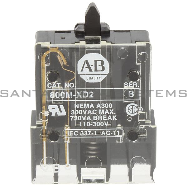 Allen Bradley 800M-XD2 Contact Block Product Image