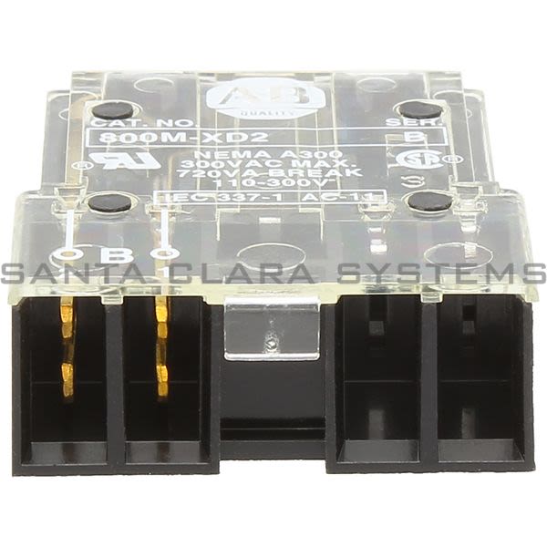 Allen Bradley 800M-XD2 Contact Block Product Image