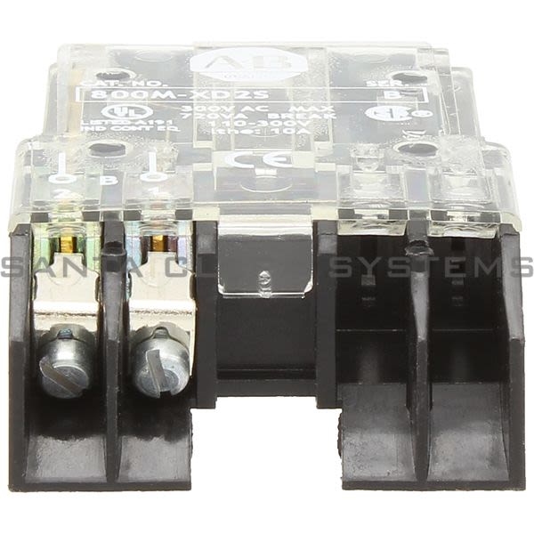 Allen Bradley 800M-XD2S Contact Block 1NC Product Image